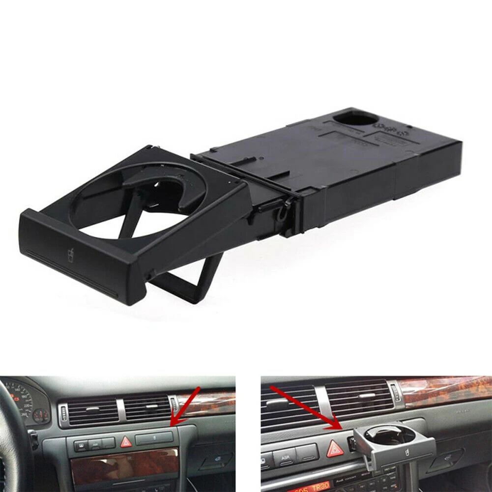 

1 * Car Cup Holder Folding Stretch Center Durable Car Cup Holder For A6 C5 1998-2005 A4 98-02 #4B0862534D