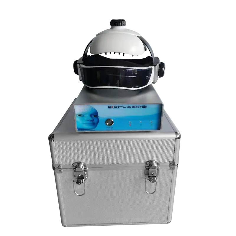 

Helmet type bioresonance 9d nls health analyzer/ bioplasm nls scanner 2021