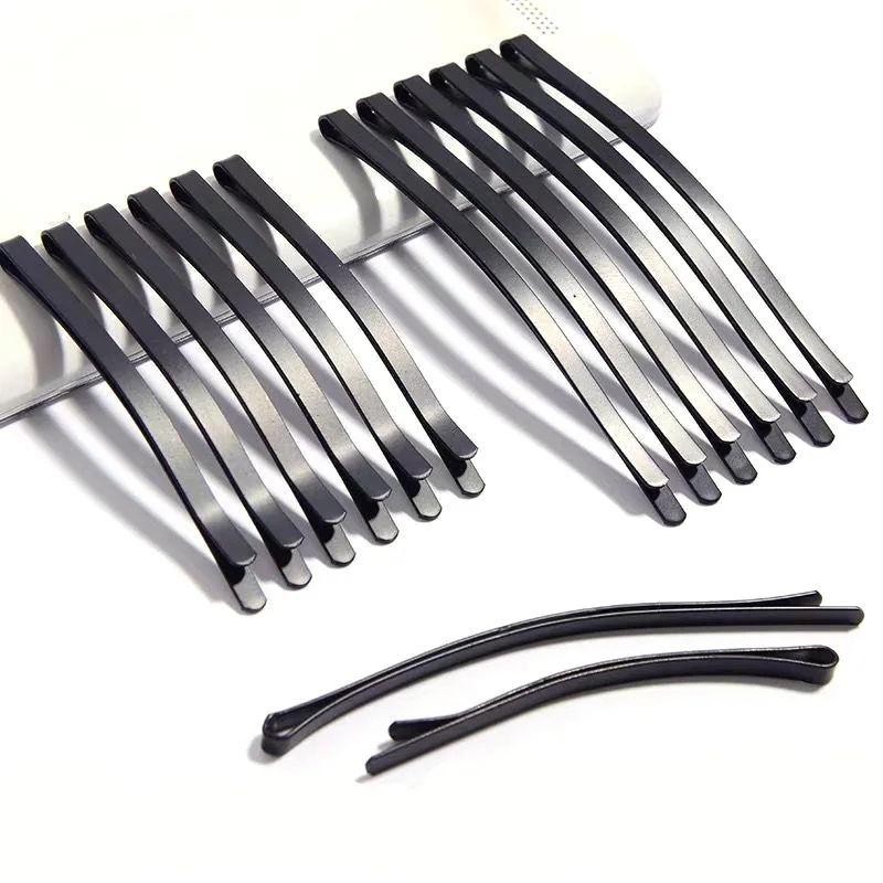 

12Pcs/set Matte Black Hairpins Bobby Pins Women Girls Hair Clip Straight Hairgrip Barrette Headwear Styling Tools Accessories