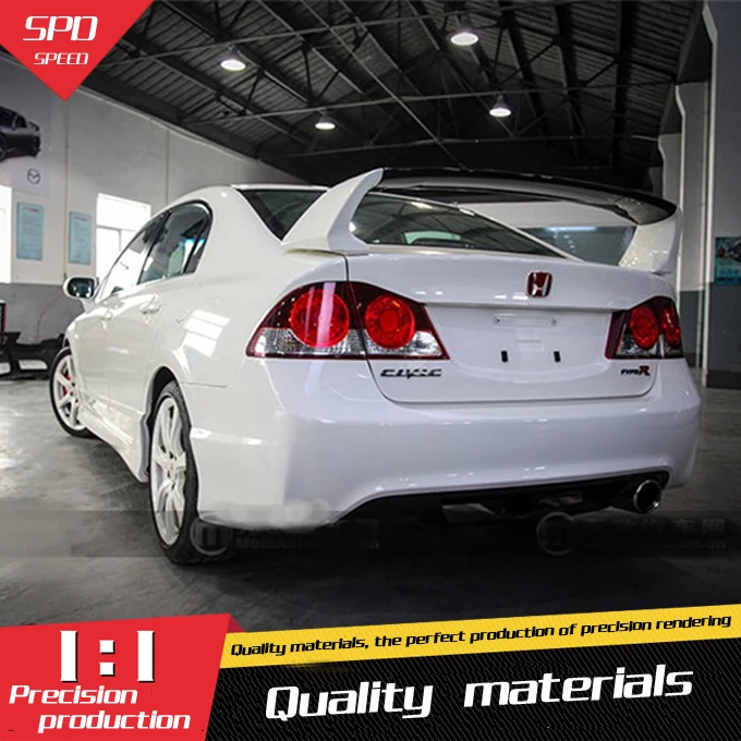 Спойлер для Honda Civic высококачественный спойлер из АБС-материала - Цена: 2117.42