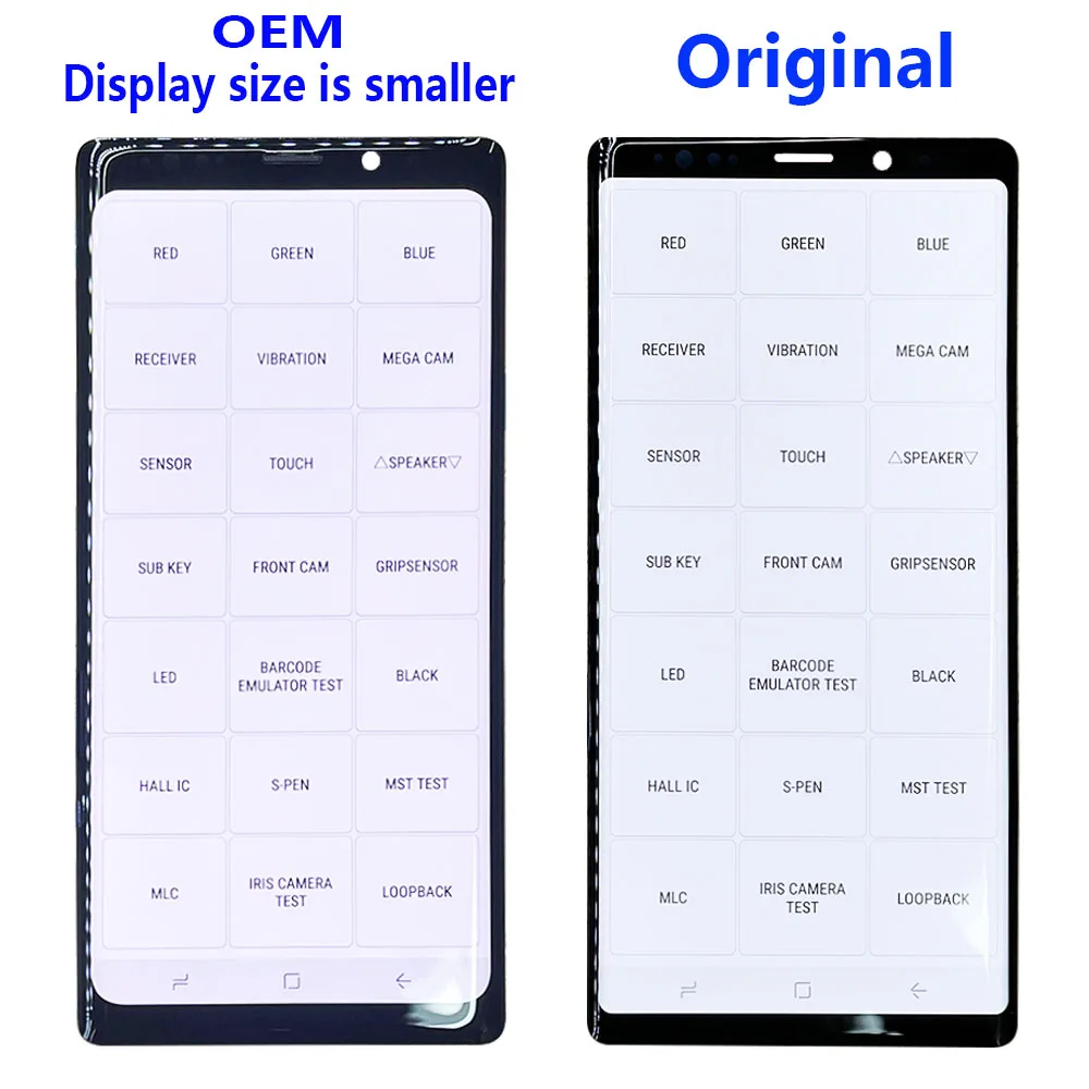 Tanie AMOLED Do Samsung Galaxy Note 9 Wyświetlacz LCD Ekran Dotykowy Digitizer Do Samsung Galaxy Note 9 N960F N960U N9600/DS Z Ramką
