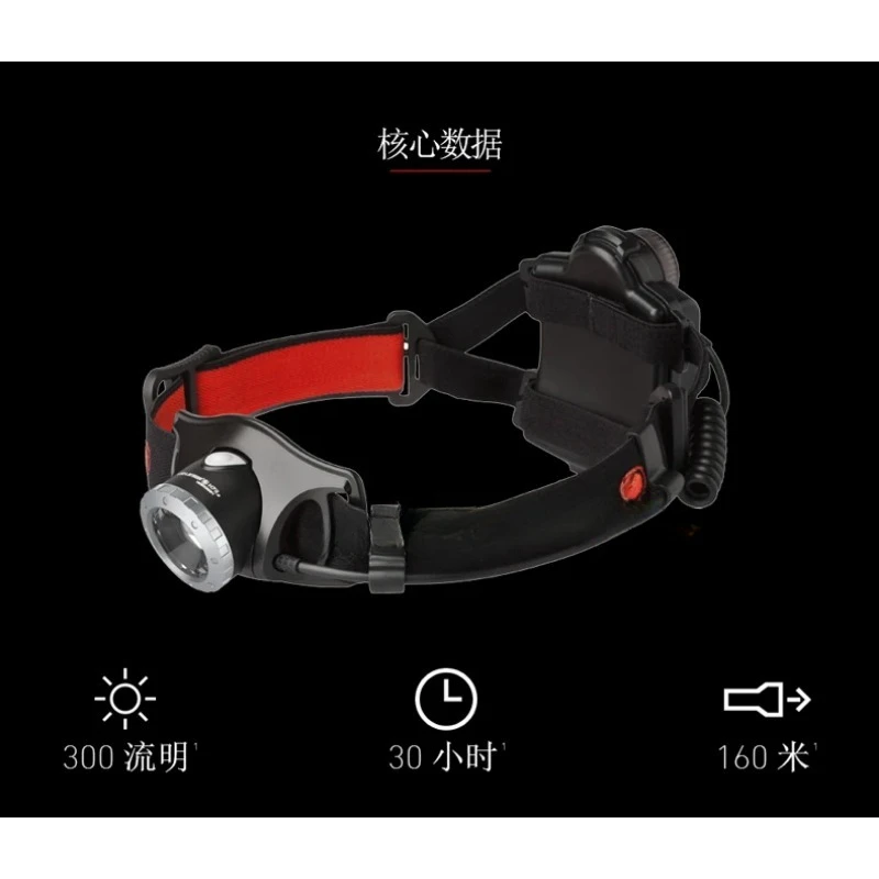 Светодиодный LENSER H7R. 2 лампа для ночной рыбалки с затемнением налобный фонарь