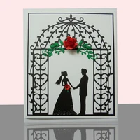 wedding bride couple metal dies cutting for scrapbooking album scrapbook embossing and cutting templates molds