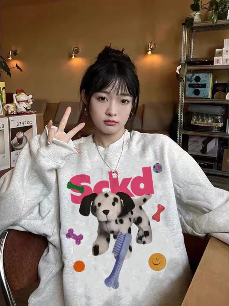 

Блузка женская оверсайз в стиле K-POP