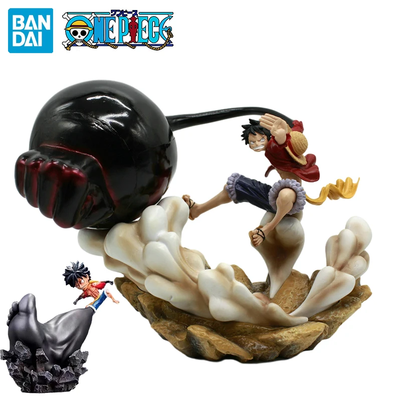 

One Piece Animation GK Luffy Gear 3 Elephant Gun Armed Color Hand Action Figure Model Statue PVC Pendant Collection Toy Gift