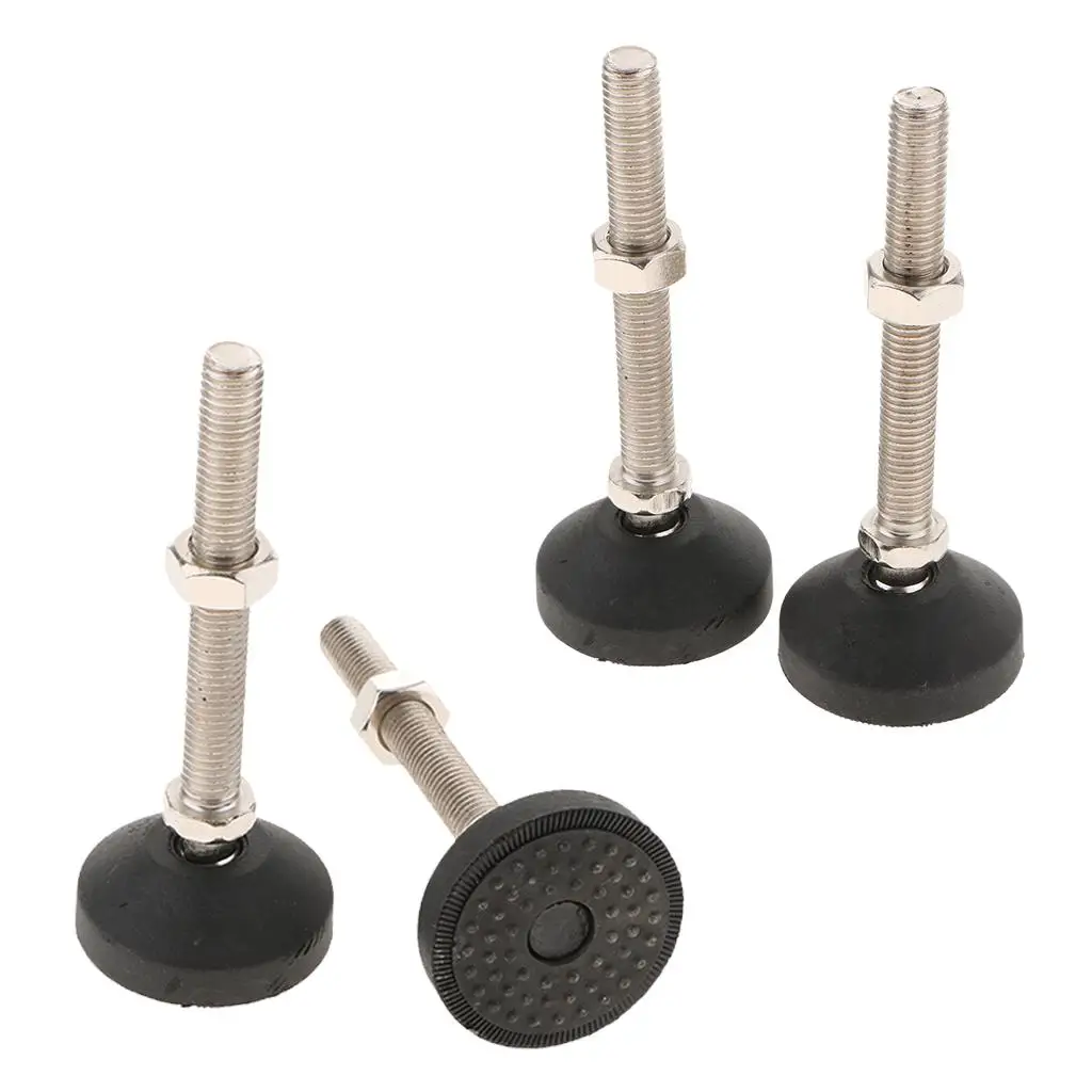 

4 Furniture Levelers Adjustable Levelling Feet Glides for Chair Table 50mm