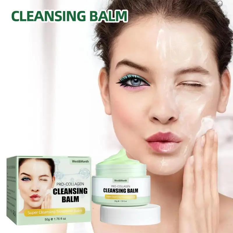 Make-up Remover Cleansing Blam Ice Cream For Women Full Face Deep Cleansing Moistyrizing Makeup Remover Gentle Refreshing Face
