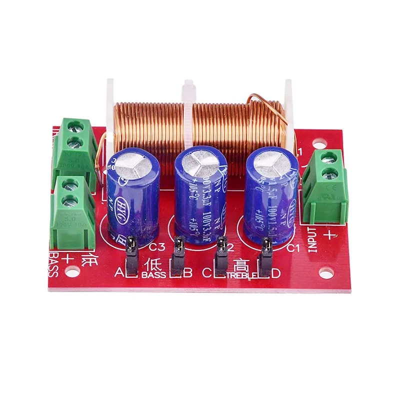 Регулируемые 2-полосные фильтры для звуковой колонки 400 Вт