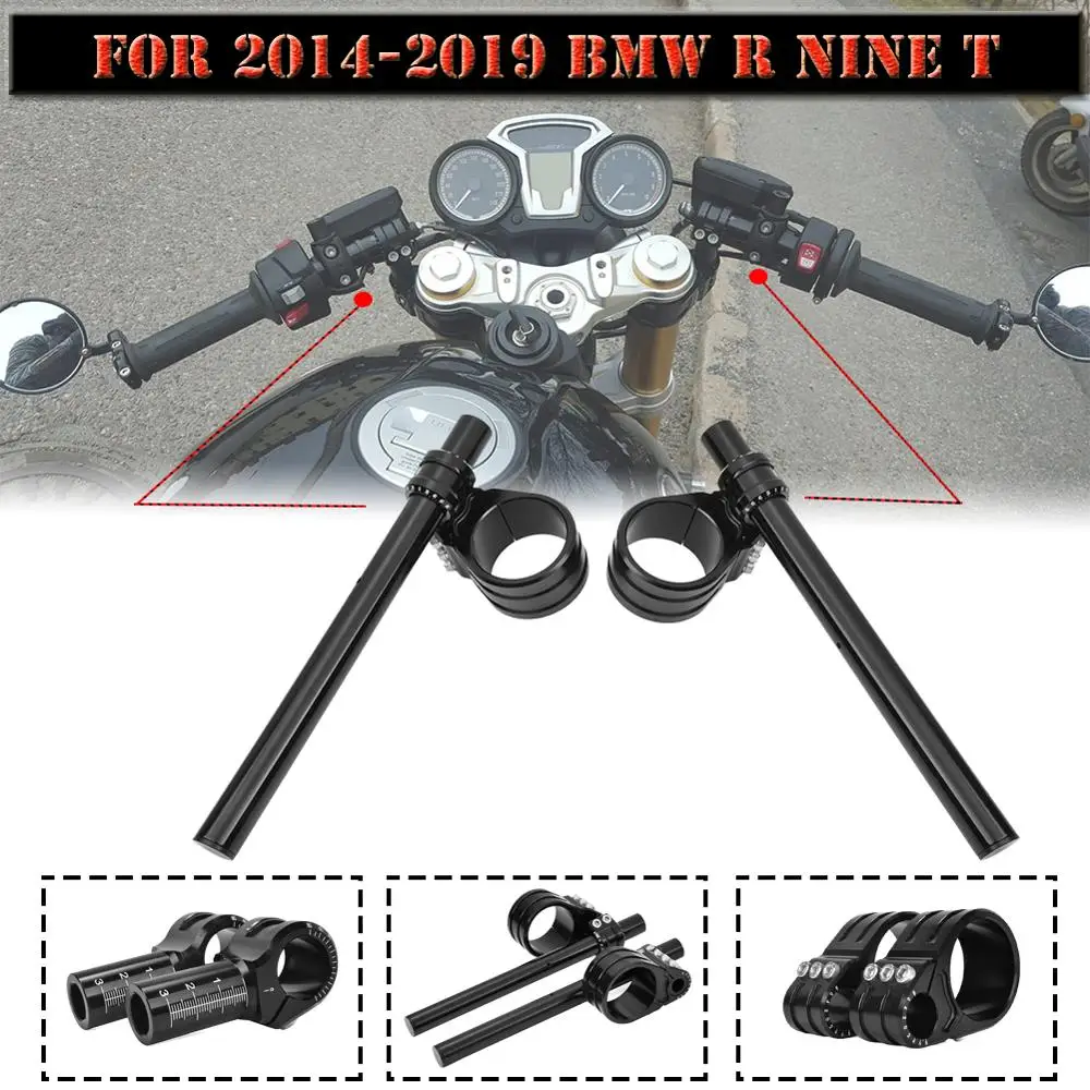 

Для BMW R NINE T регулируемые Рули CNC гонки клипса Ons вилка зажим ручки стержни 2014 2015 2016 2017 2018 Запчасти Аксессуары