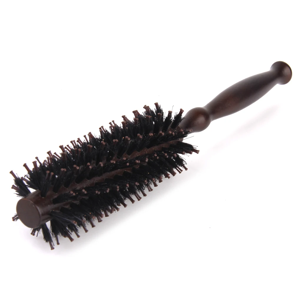 

Salon Styling Round Brush Detangling Rolled Comb for Blow Drying Curling