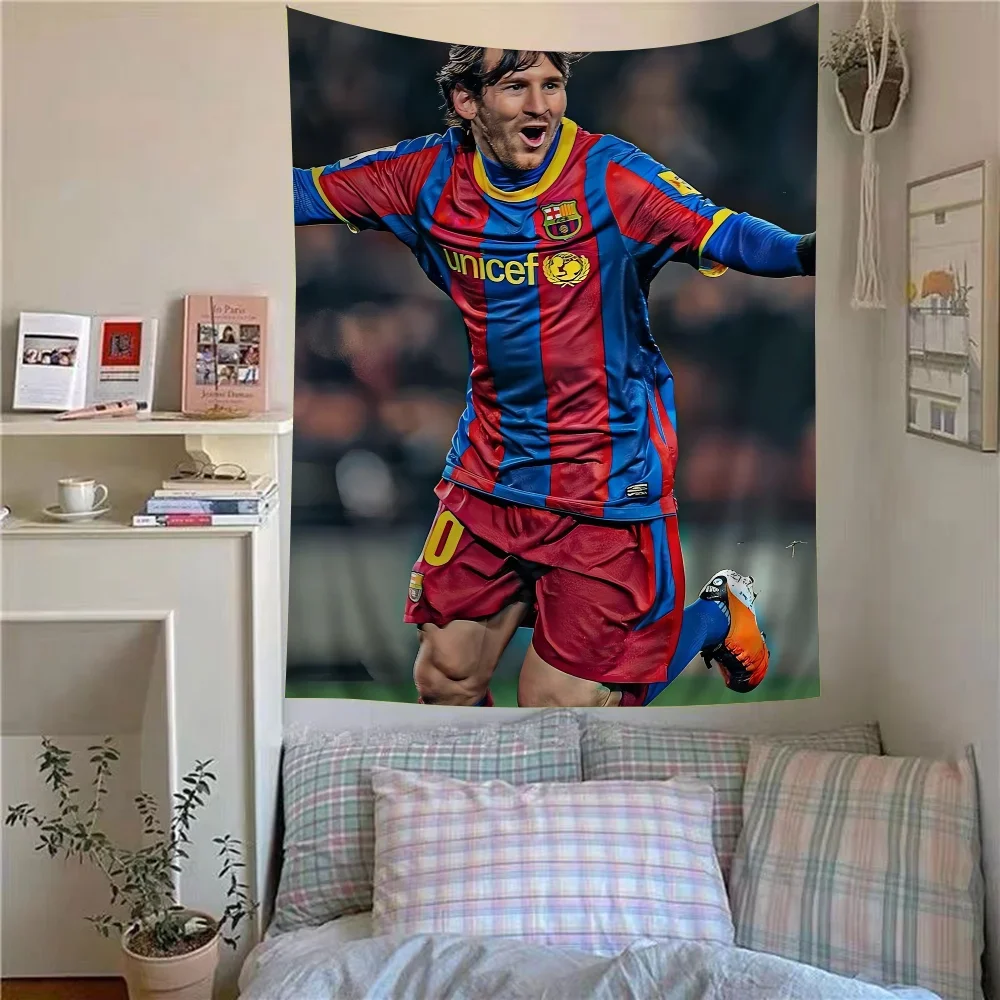 Аргентинская Футбольная звезда Meesi цветной гобелен настенные богемные гобелены