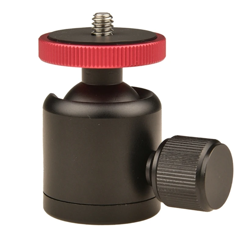 

Tripod Ball Head 360° Panoramic and 135° Tilt Rotatable with 1/4” Screw Thread and Volume Locking Knob for DSLR Cameras