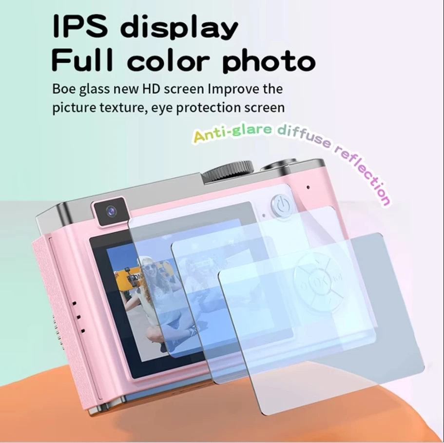 Цифровая камера с ЖК-дисплеем перезаряжаемая цифровая HD-камера CCD-видеокамера