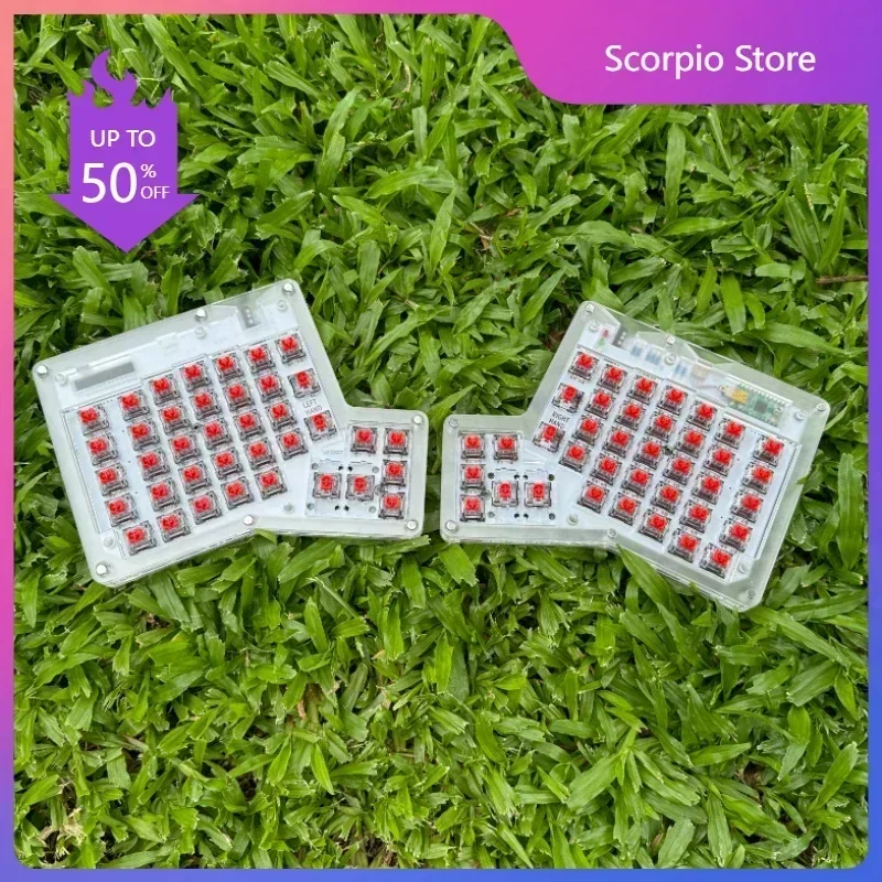 Комплект разделенной клавиатуры Ergodox изготовленная на заказ проводная