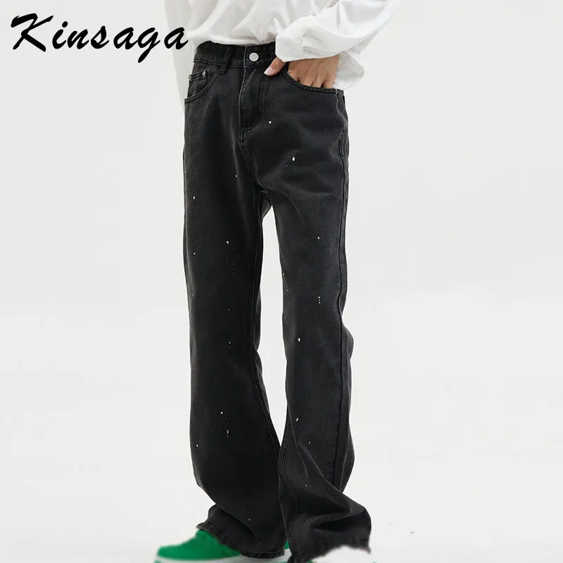 KINSAGA Мужские джинсы чёрные
