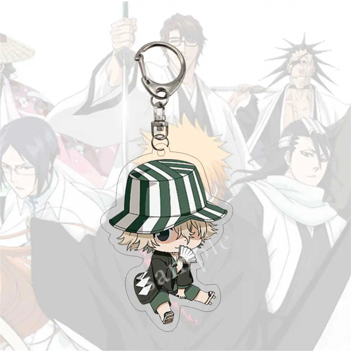 Аниме отбеливающие акриловые брелки для ключей Kurosaki Ichigo Ishida Uryuu Kuchiki рукания