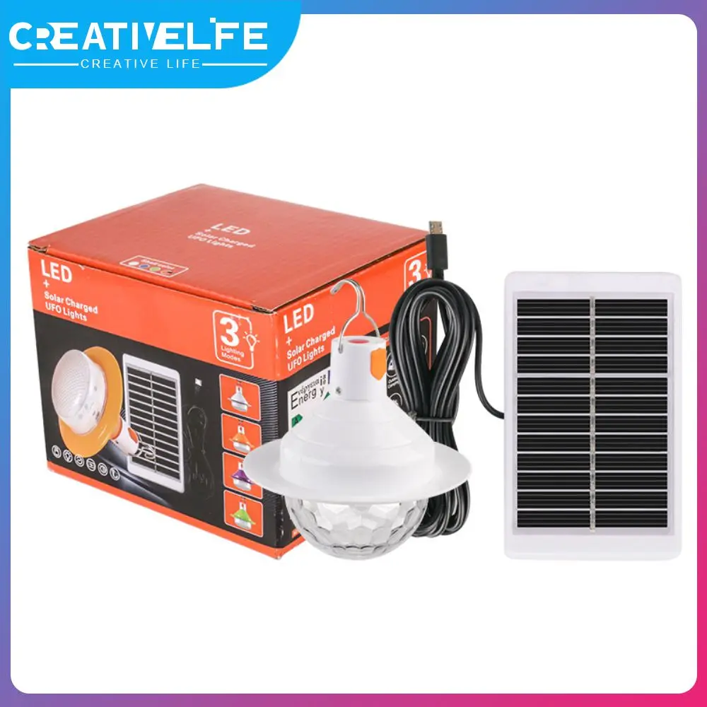 

Household Supplies Atmosphere Lighting Outdoor Courtyard Garden Solar Lamp Usb Charging Colorful Bulb Lamp Lighting Lamps Light