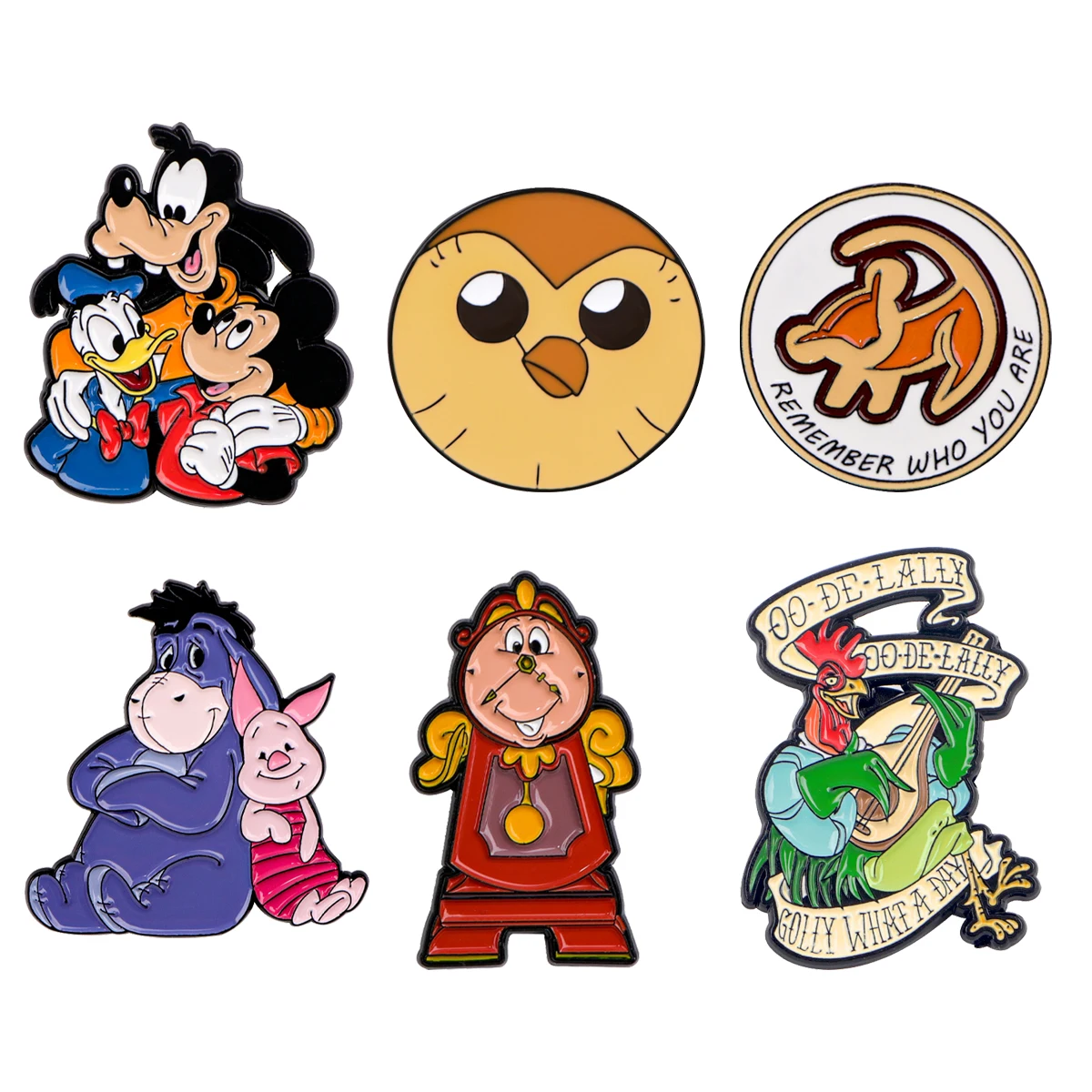 Заколки с изображением короля льва заколки животных на лацкан для рюкзаков