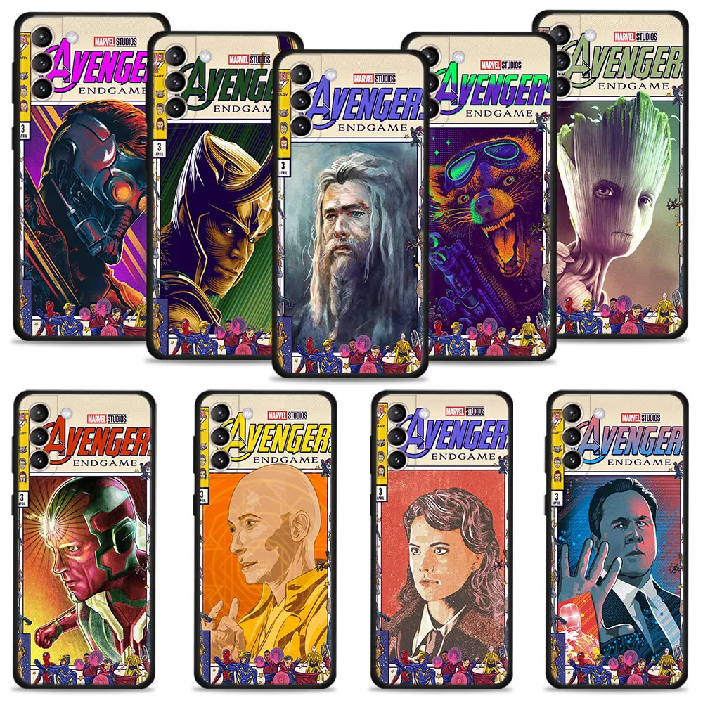 

Case For Samsung Galaxy S22 S21 S20 Ultra FE S10 S9 S8 Plus S10e Note 20Ultra 10Plus Marvel Comics Painting Art Thor Loki