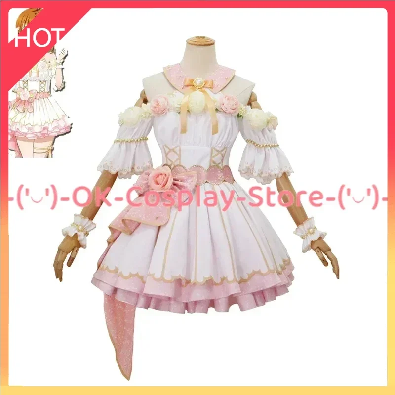 Игра Lovelive Цветочный Фестиваль Kousaka Хонока косплей костюм женское милое платье