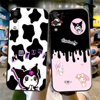 cute hello kitty kromi phone case for samsung galaxy a01 a02 a10 a10s a20 a22 4g 4g 5g a31 carcasa back soft funda