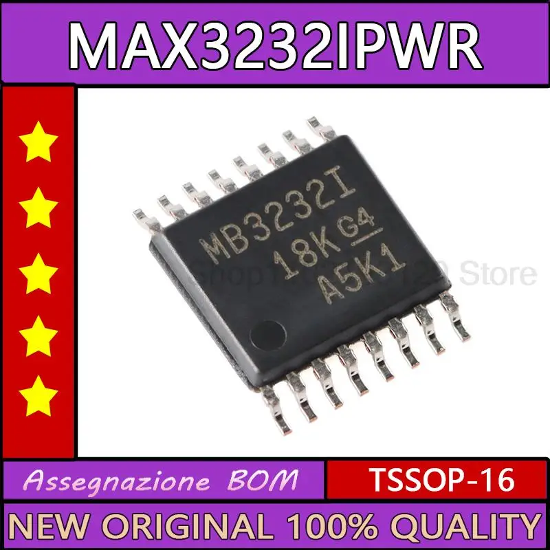 10 шт./лот новый оригинальный max3232ipwr tssop-16 line драйвер/приемник чип
