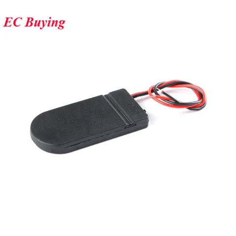 5 шт. CR2032 LIR2032 чехол для хранения батареек белый черный прозрачный чехол для внешнего аккумулятора кнопка держатель батареи крышка переключатель