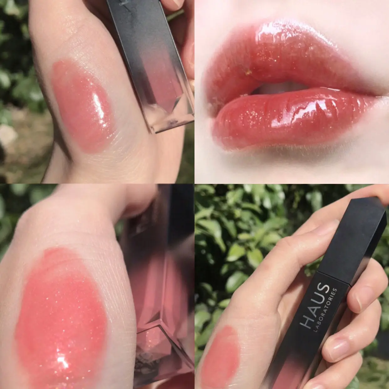 Блеск для губ макияжа девушек тонированный блеск большой легкий мерцающий и