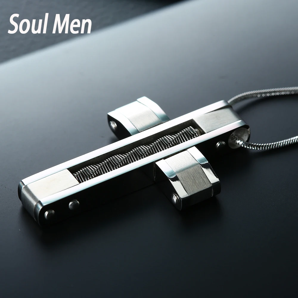 

Fashion Vintage Stainless Steel Cross Drop Long Chain Necklace For Men Women Personality Party Hip Hop Punk streetwear Jewelery