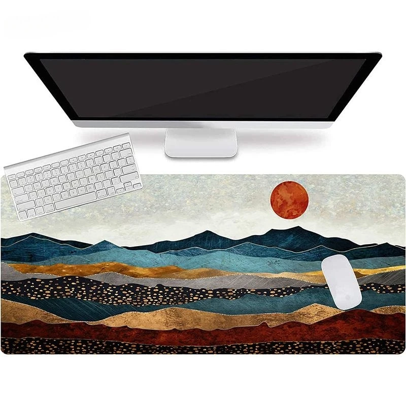 

Mountain Sunrise Mouse Pad Gaming Large Home Custom New Computer Mousepad XXL Keyboard Pad Soft Non-Slip PC Desktop Mouse Mat