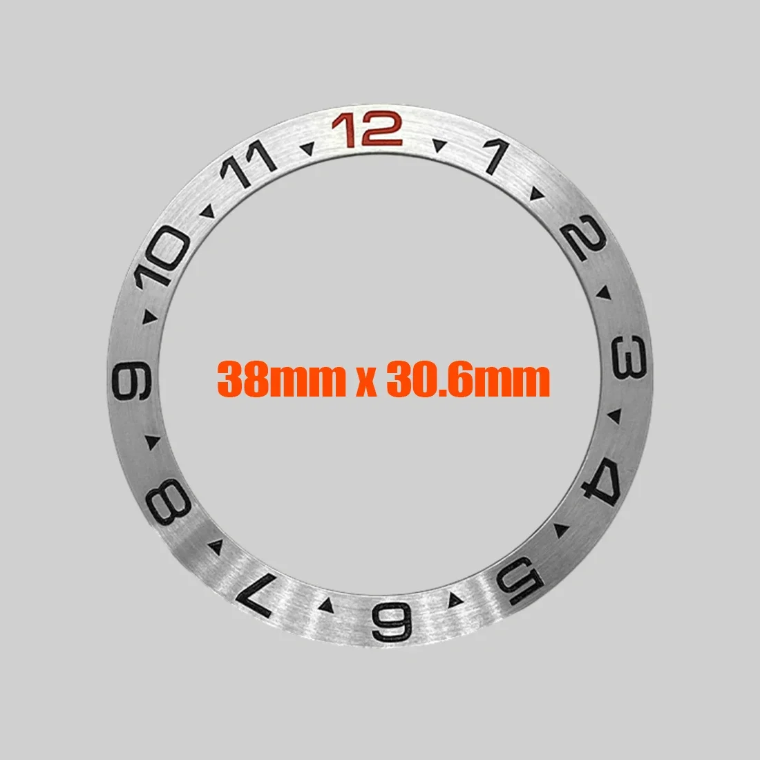 Металлическая вставка безеля для часов 38 мм x 30 6 матовое кольцо подходит SUB GMT SKX007