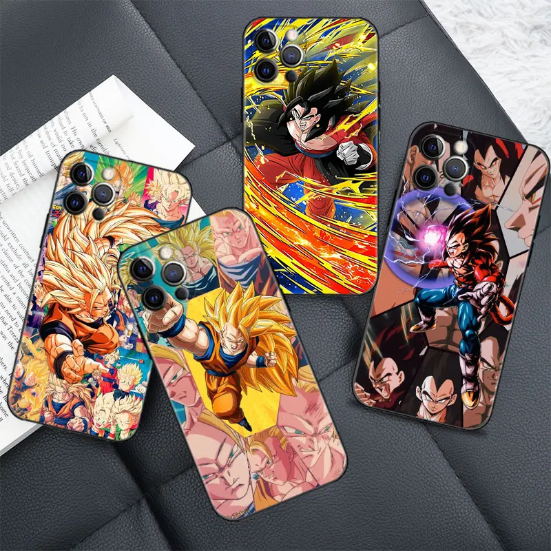 

Smartphone Case For iPhone 13 12 11 Pro Max 7 8 6 6S Plus 5 5S XS XSMax XR X SE2020 13Mini 12Mini Phone Cover Super saiyan 4