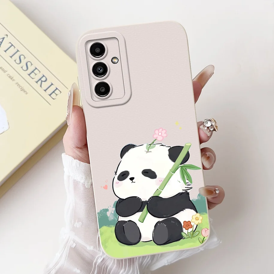 Чехол для Samsung Galaxy M14 M34 задняя крышка с милым рисунком панды астронавта объектива