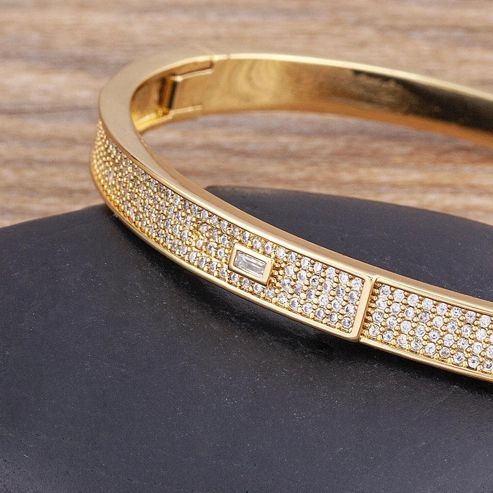 Изысканный циркониевый круглый инкрустированный сглаза Стразы регулируемый