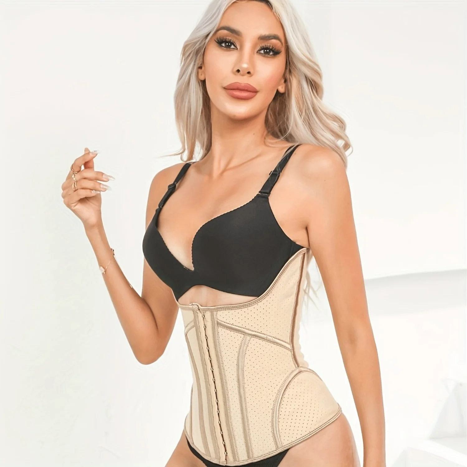 Латексный тренажер для талии женщин формирователь с 19 костями поддержка