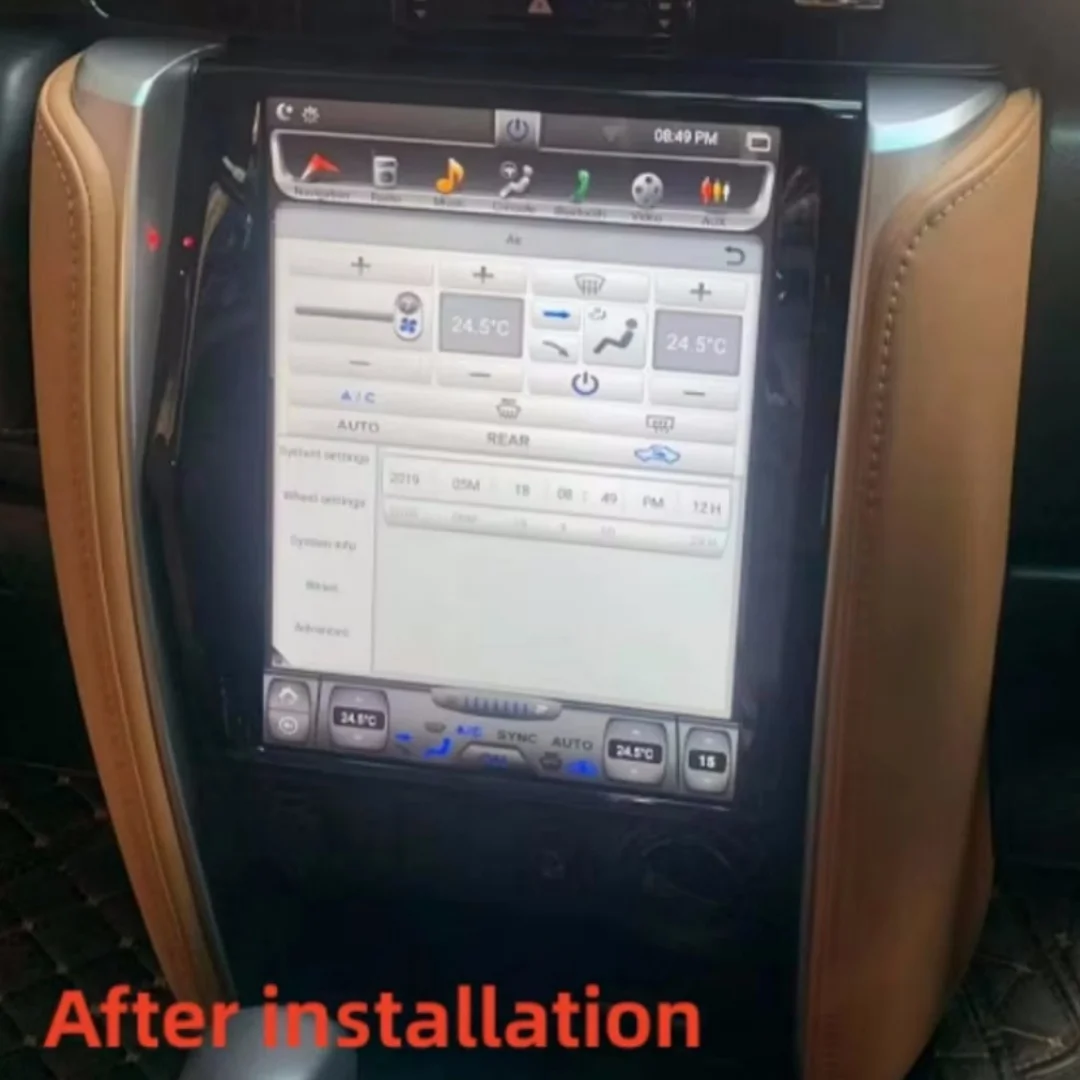 Для TOYOTA Fortuner Revo 2016-2022 Android автомобильный радиоприемник мультимедийный плеер