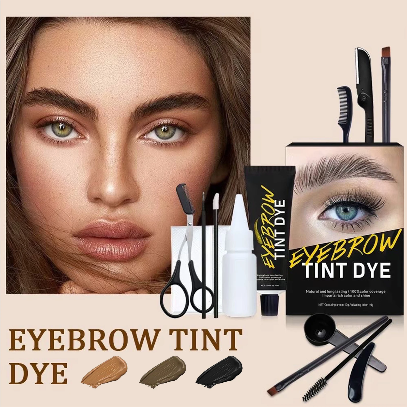 

Long Lasting Color Eyebrow Pen Easy to Apply Longwear Eyebrow Gel for Women Eyebrow Makeup