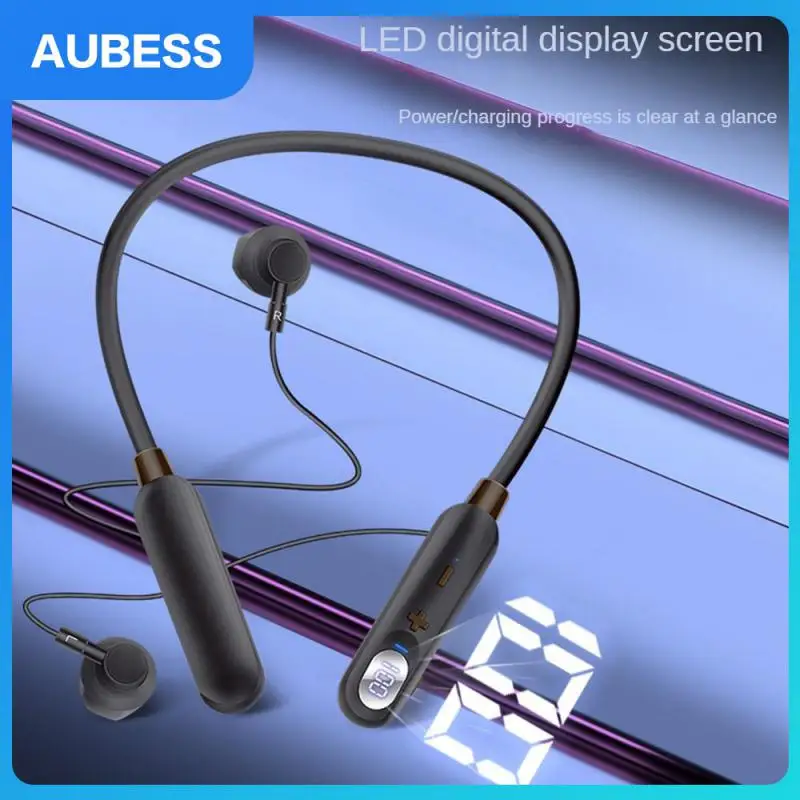 

V5.3 Wireless Headphone Magnetic Earphones Hifi Earbuds New 2023 50h Comfortable Headset Stereo Earplugs Waterproof Mini