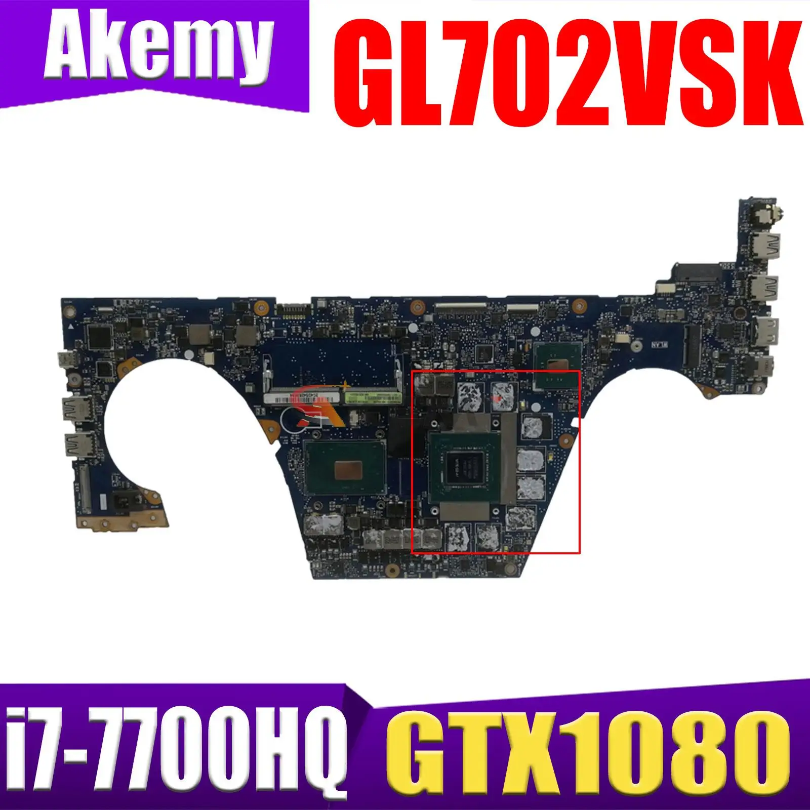 

GX501VIK Laptop Motherboard For ASUS GX501 GX501V GX501VI GX501VSK Mainboard With I7-7700HQ GTX1080-8GB Exchange!