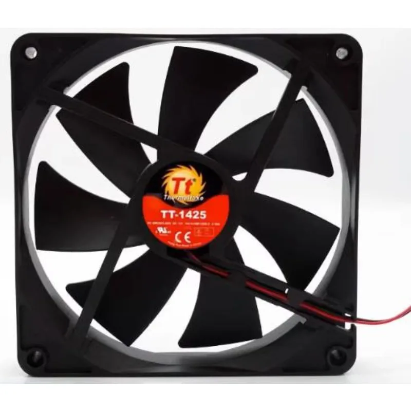 Новый вентилятор охлаждения ЦП, Φ 14025 12V 0.34A, бесшумный вентилятор питания шасси 14 см 140*140*25 мм