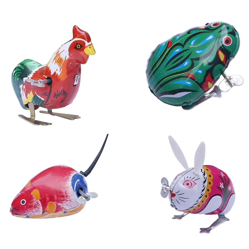 

1 PC Metal Animal Clockwork Adults Vintage Playful Doll Game Bright Colors Colorful Toys Funny Clockwork Spring Wind Up