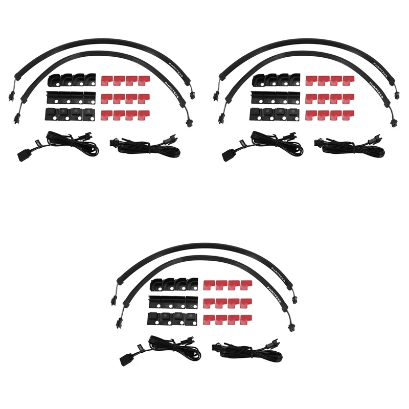 

PHANTEKS Combo Light Strip ARGB Neon Computer Case Decoration LED Strip 5V 3PIN Light Header AURA 400Mm X 6Pcs