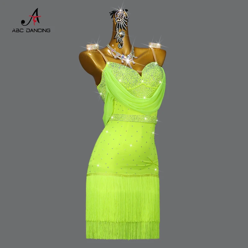 комбинезон для танцев платье латина одежда high heels вечернее женское боди