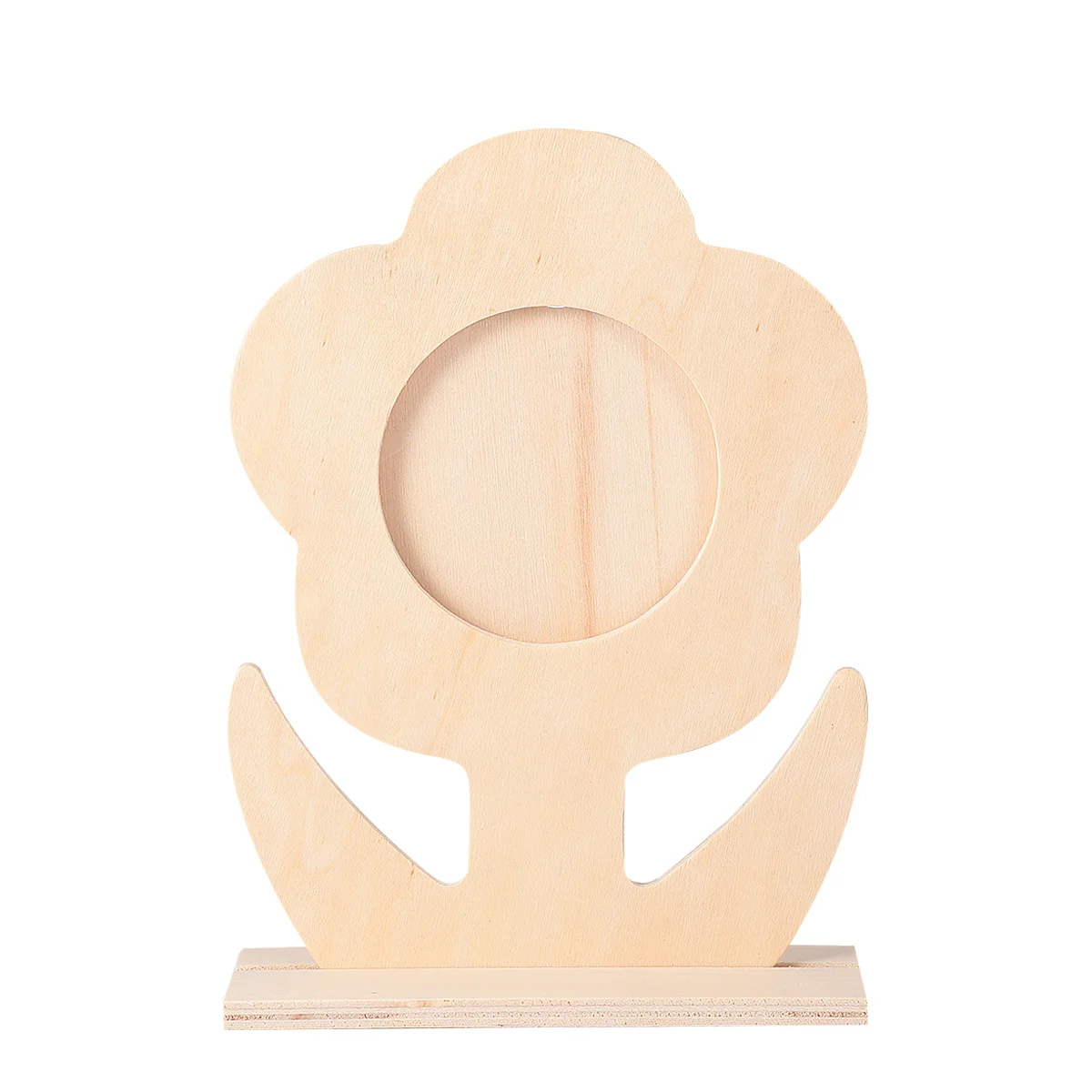 

Picture Frames Wood Unfinished Ornaments Diy Frame Paintable Wooden Rustic Hanging Blank Slice Party Favors Gifts
