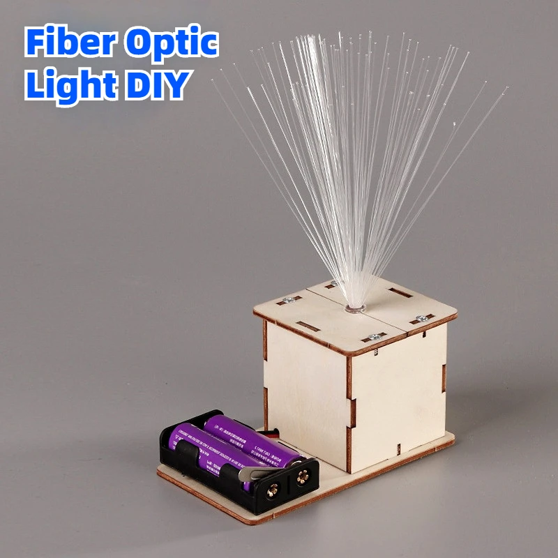 

Electric Fiber Optic Lights DIY Students Experiment Materials Invention Teaching Aids Science and Technology Production