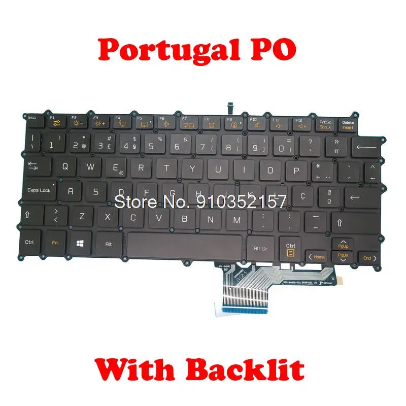 Задняя подсветка для LG 13Z980 13ZD980 LG13Z98 клавиатура PO SN3871BU AEW73969818 SG-B0200-2PA SN3871BL1 AEW73969808, Португалия