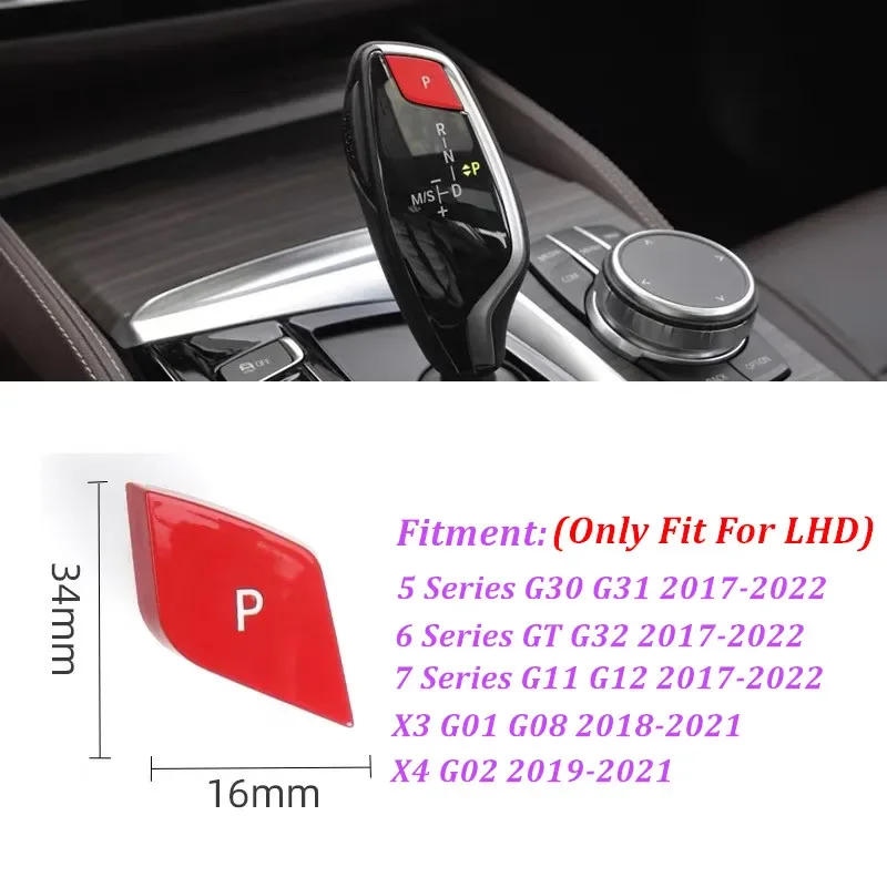 

Запасные внутренние детали, автомобильный рычаг переключения передач, кнопка парковки P для BMW 5-7 серии 6GT G11 G30 G12 G31 G32 X3 X4 G01 G02 LHD