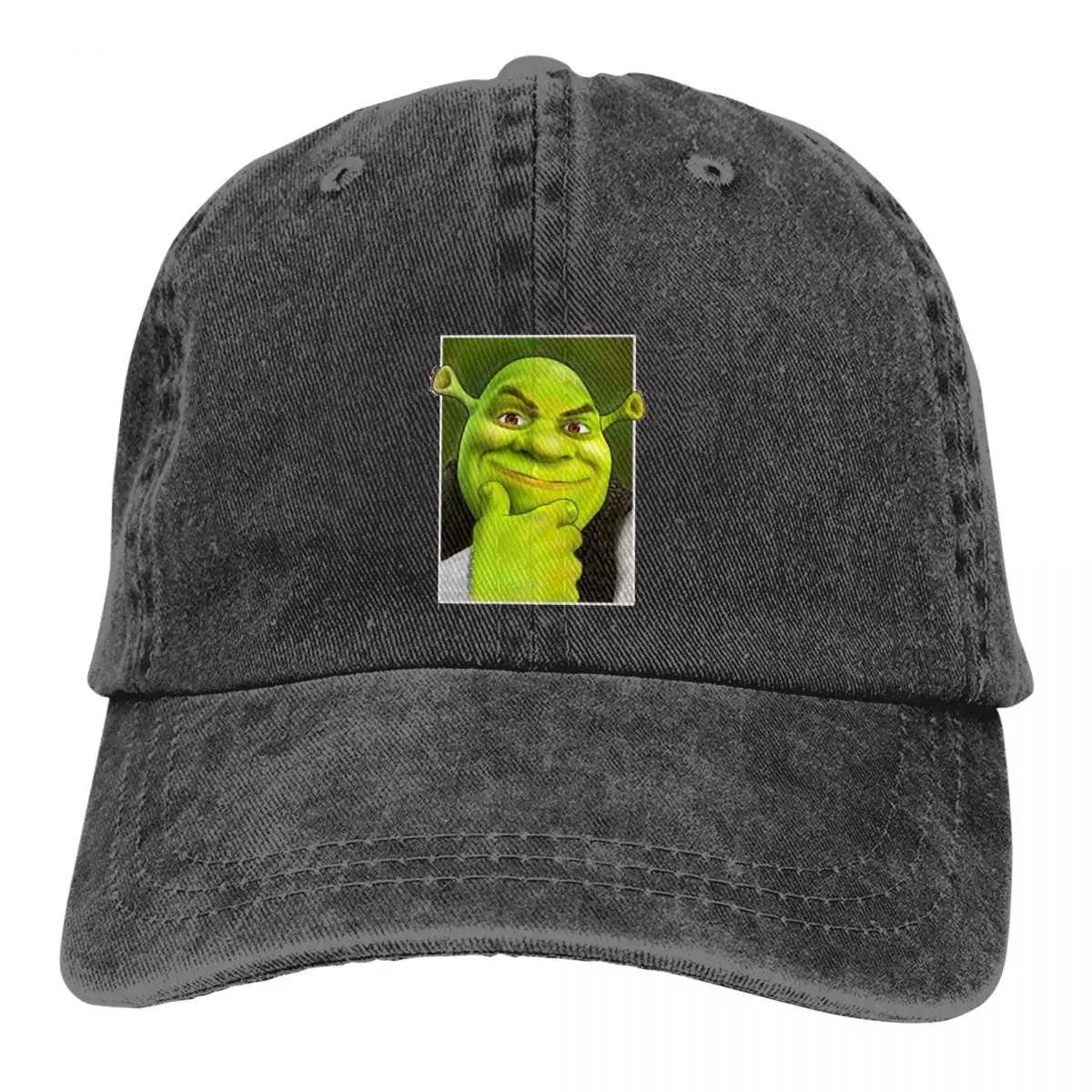 

Smile The Baseball Cap Peaked capt Sport Unisex Outdoor Custom Shrek Hats