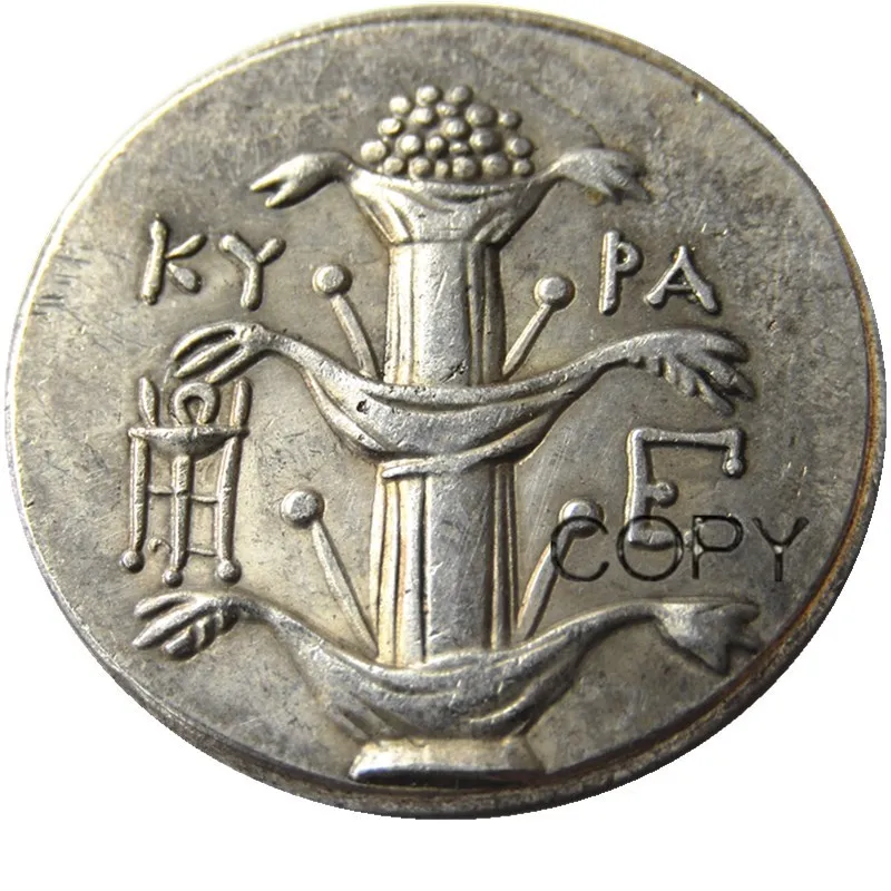 G(34) фотогалерея, греческая Серебряная монета Didrachm от Kyrene - 308 BC, копия монет G(34) фотогалерея, греческая Серебряная монета Didrachm от Kyrene - 308 BC, копия монет