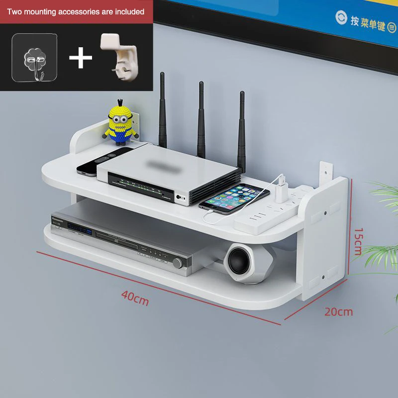 

Подвесная полка с Wi-Fi роутером и органайзером